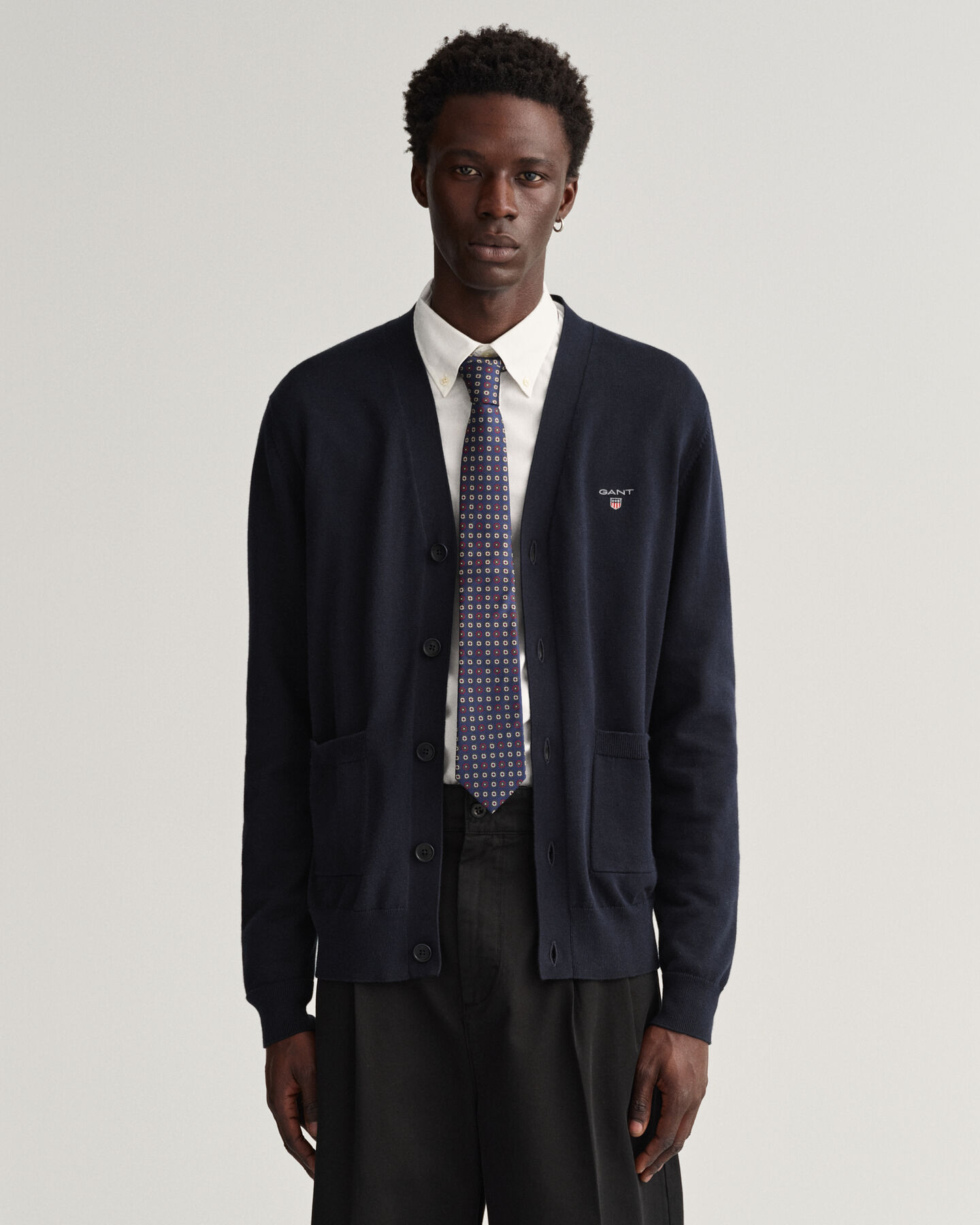 Classic Cotton V-Neck Cardigan