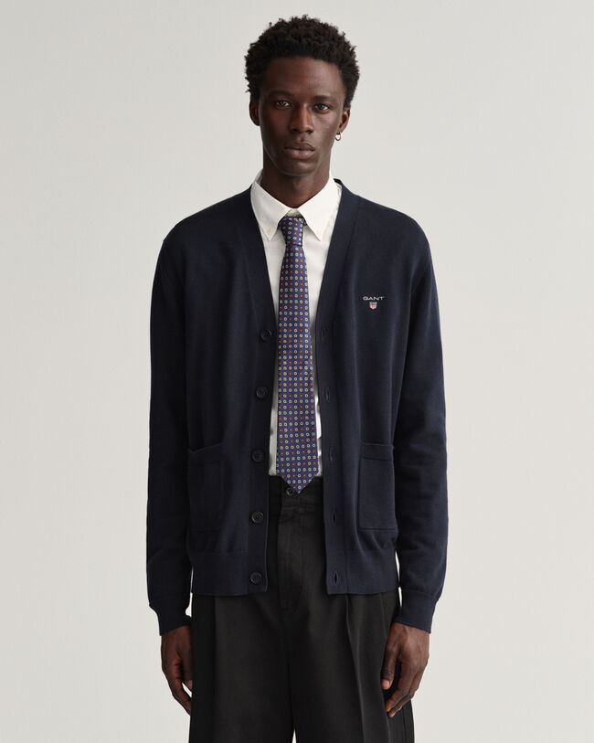 Classic Cotton V-Neck Cardigan