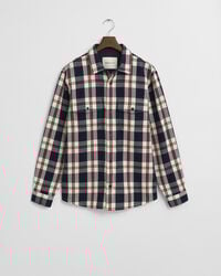 Checked Heavy Twill Overshirt