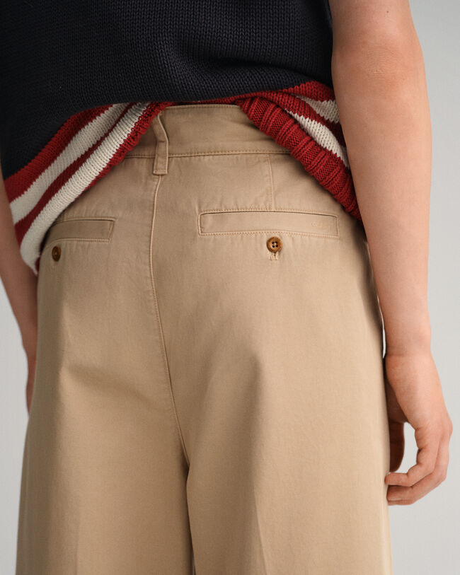 Pleated Volume Chinos