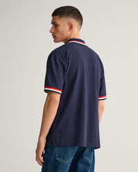 Retro Flag Piqu&eacute; Polo Shirt