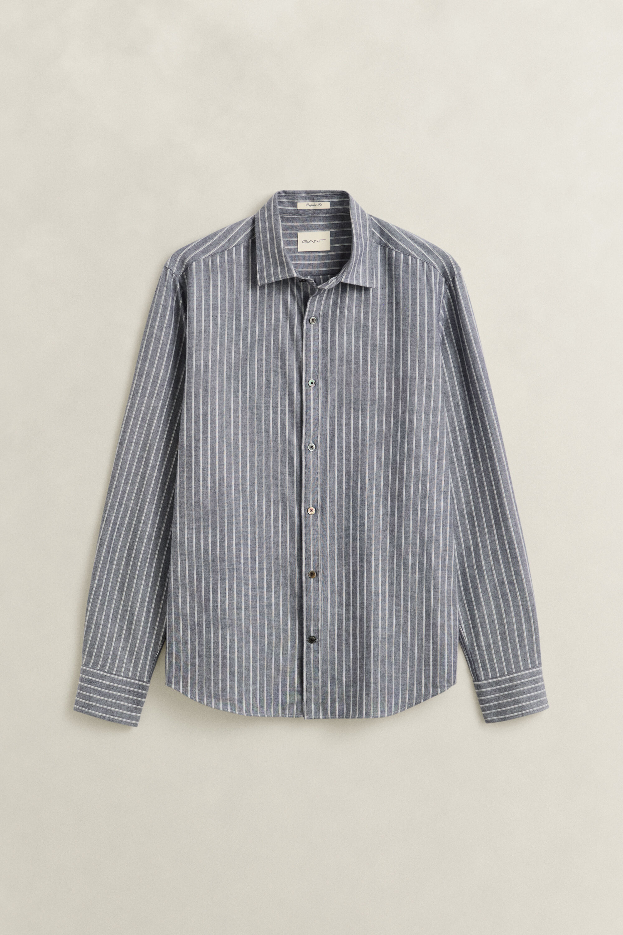 Striped Flannel Mélange Shirt