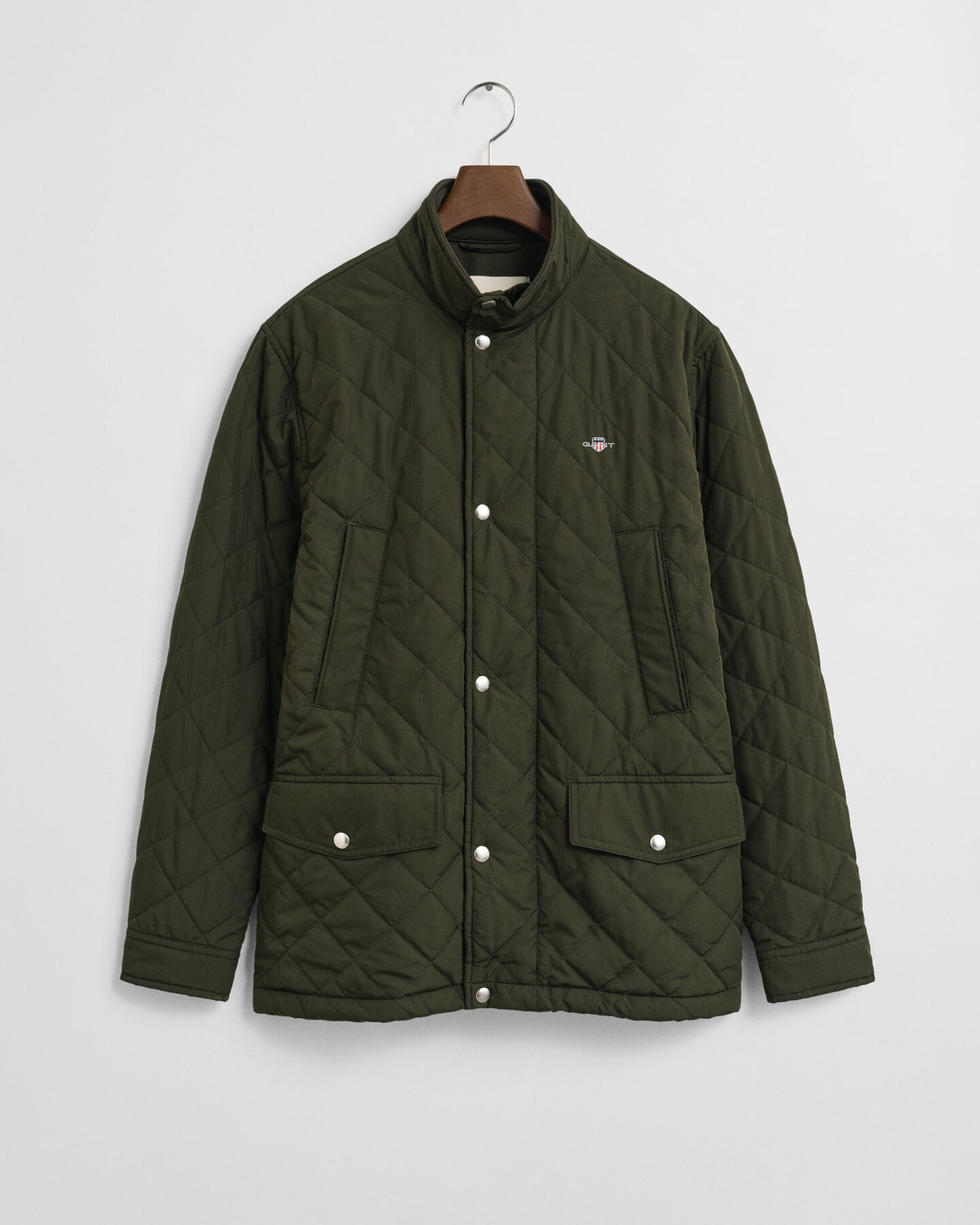 Quilted Windcheater Mid-Length Jacket