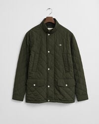 Quilted Windcheater Mid-Length Jacket