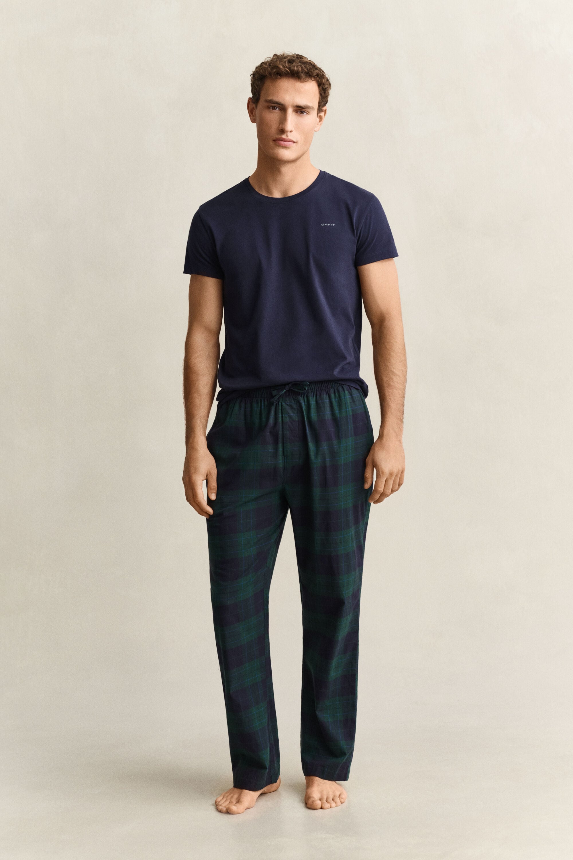Checked Flannel Pajama Pants
