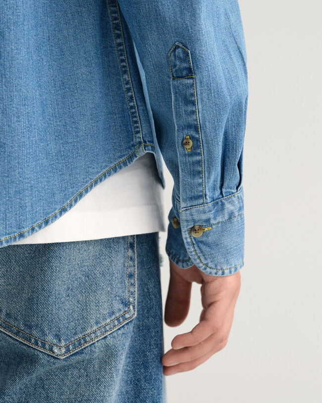 Slim Fit Denim Shirt