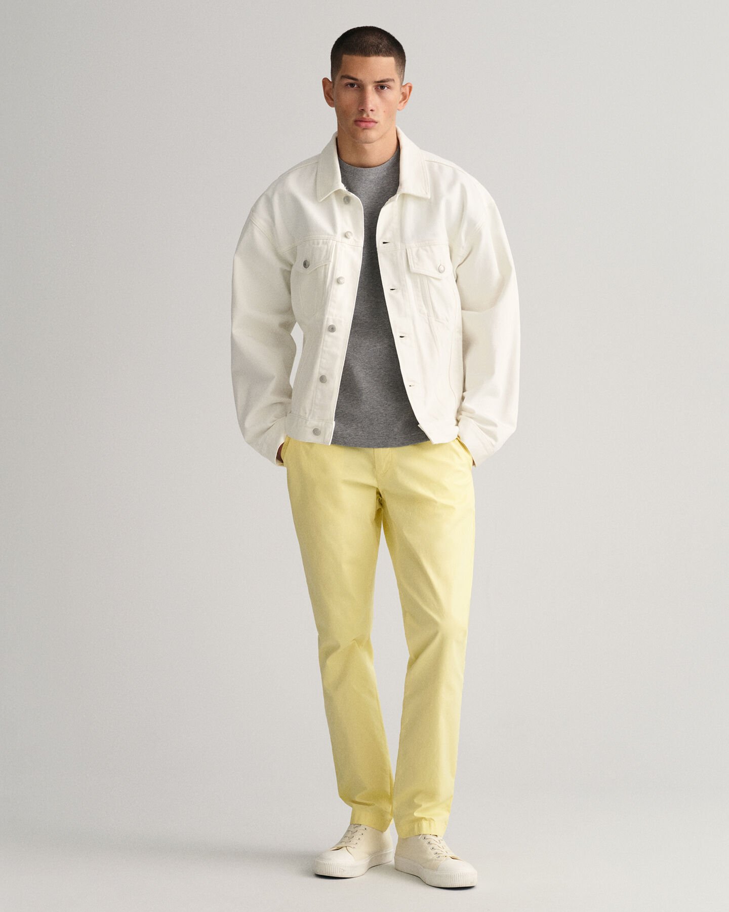 Hallden Slim Fit Sunfaded Chinos