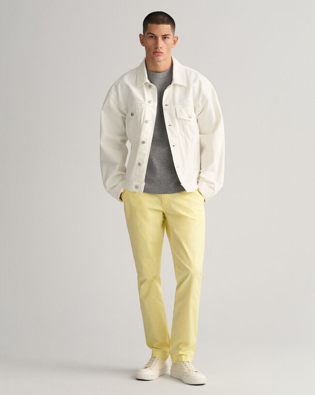 Hallden Slim Fit Sunfaded Chinos