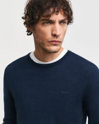 Extra Fine Merino Wool Crew Neck Sweater