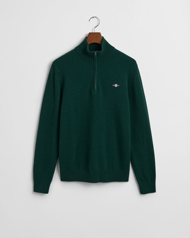 Extra Fine Lambswool Half-Zip Sweater