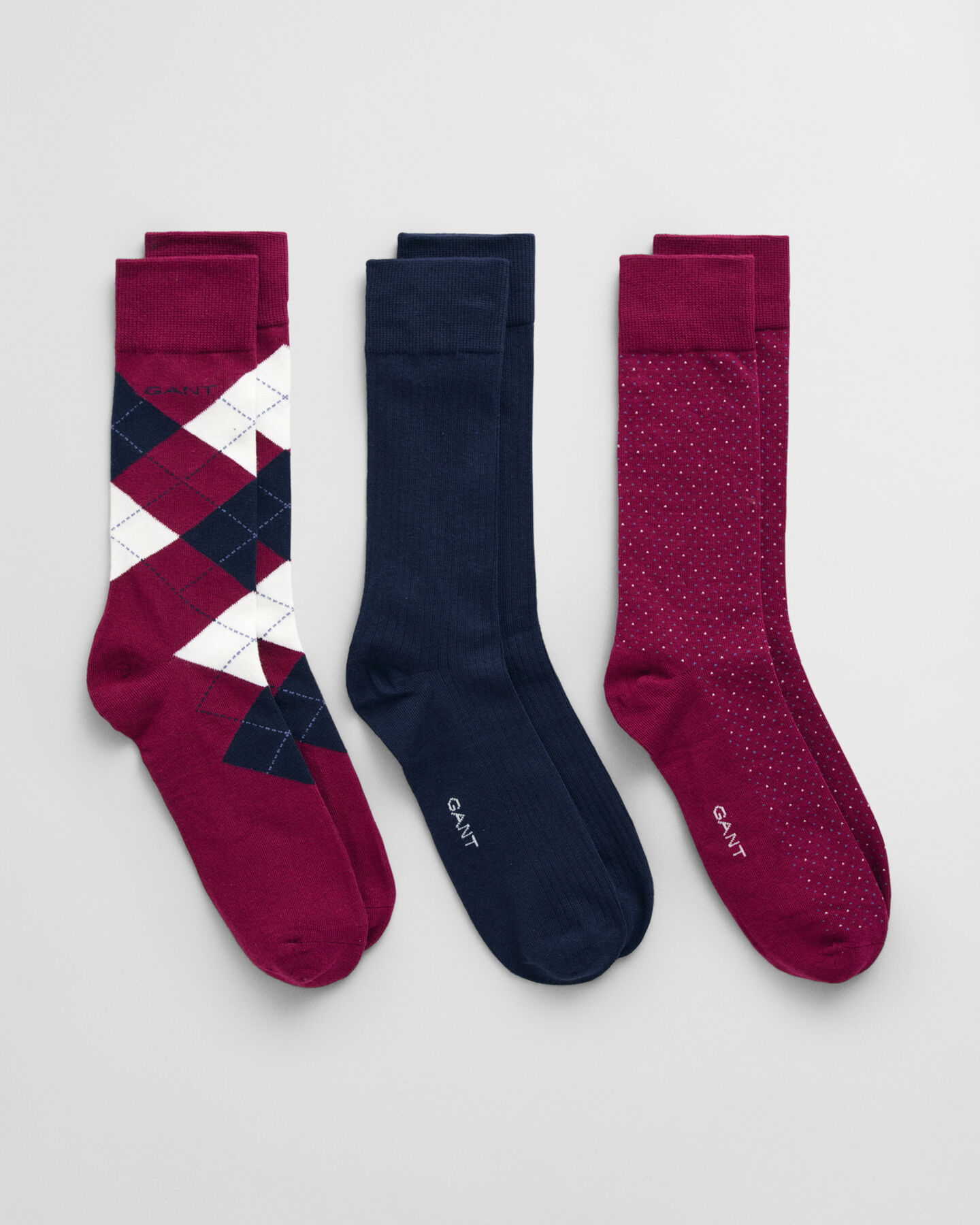 3-Pack Argyle Socks Gift Box