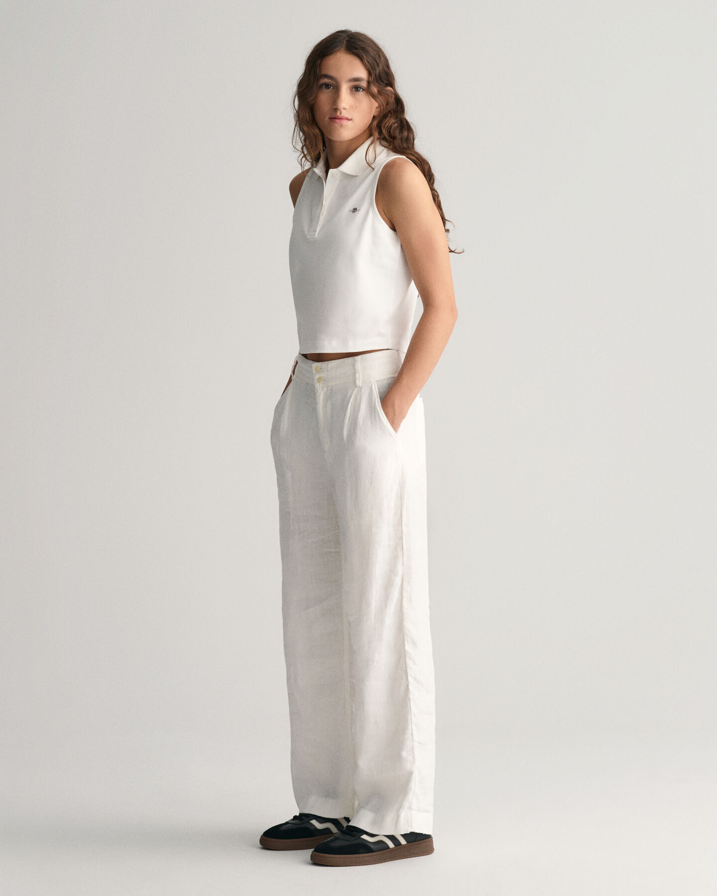 Teen Girls Piqu&eacute; Tank Top