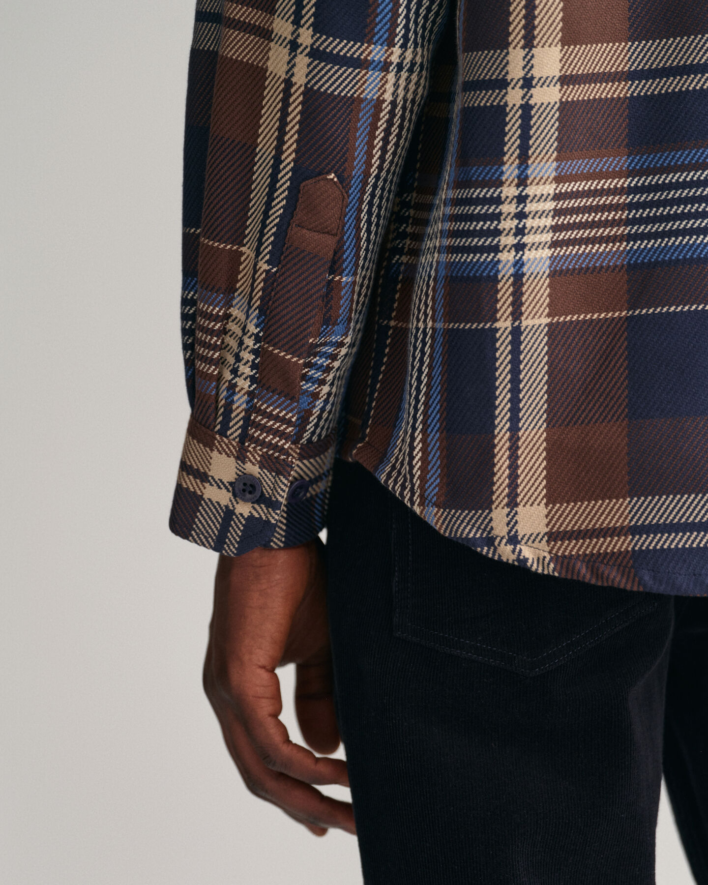 Checked Heavy Twill Overshirt