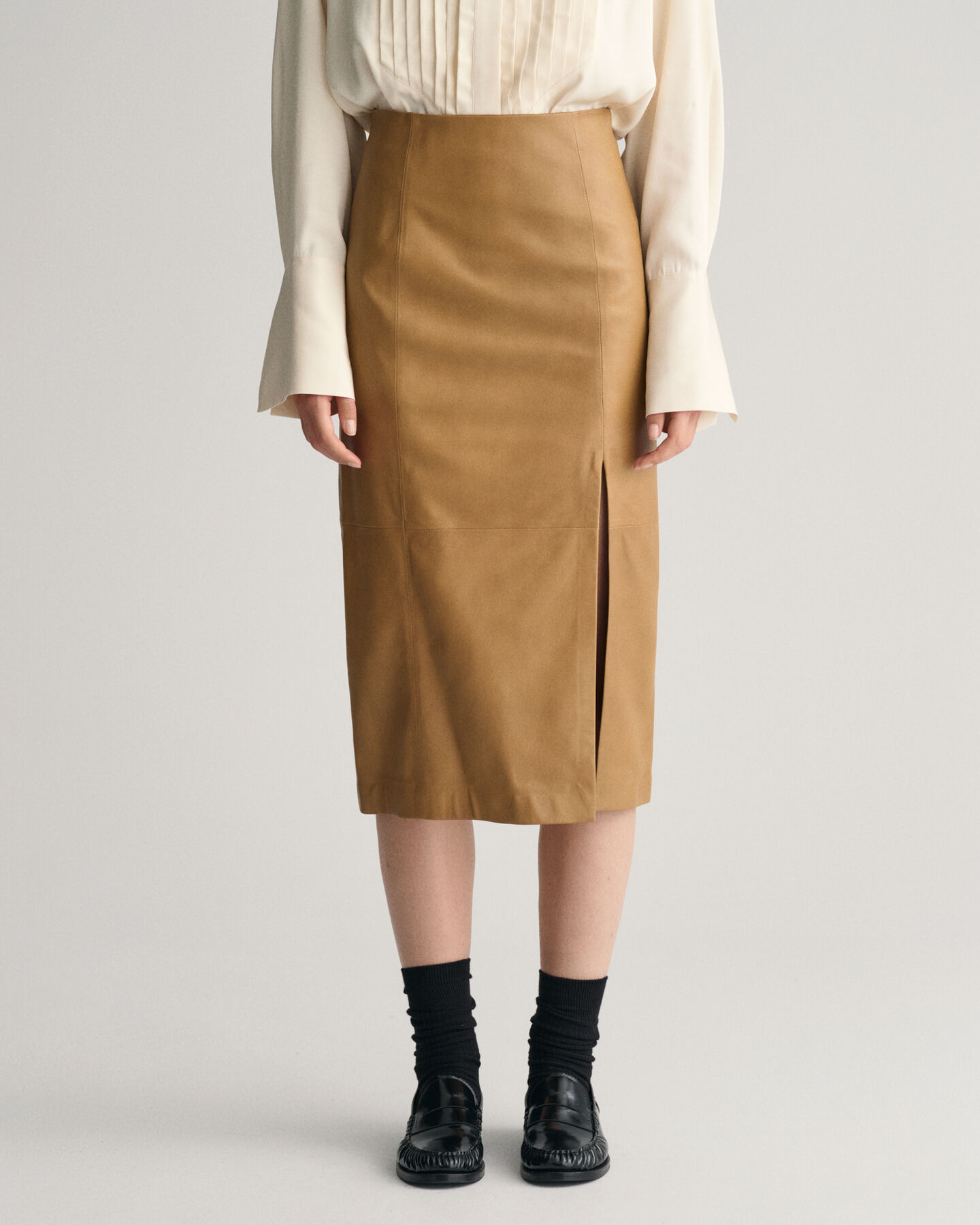 Leather Pencil Skirt