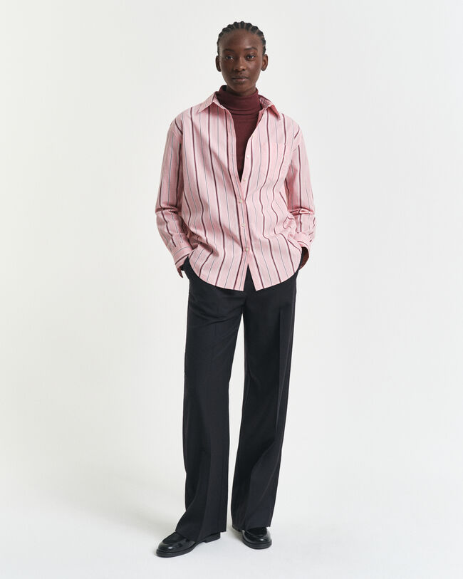 Lightweight Cotton Turtleneck Top