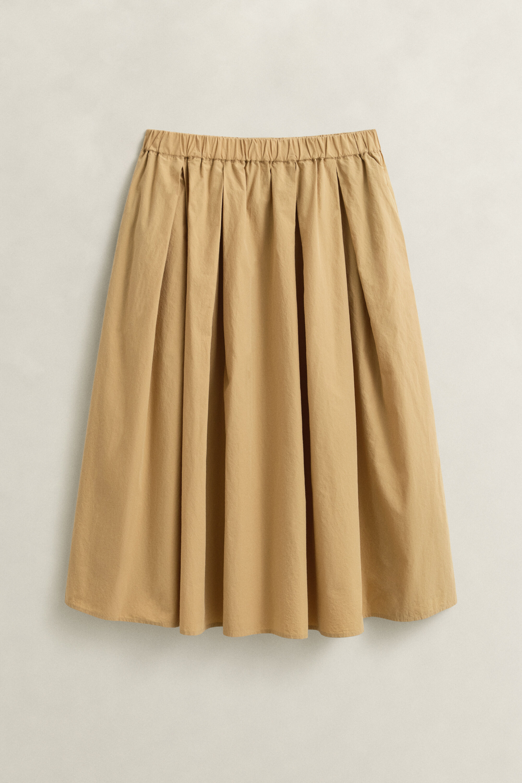 Poplin Midi Skirt