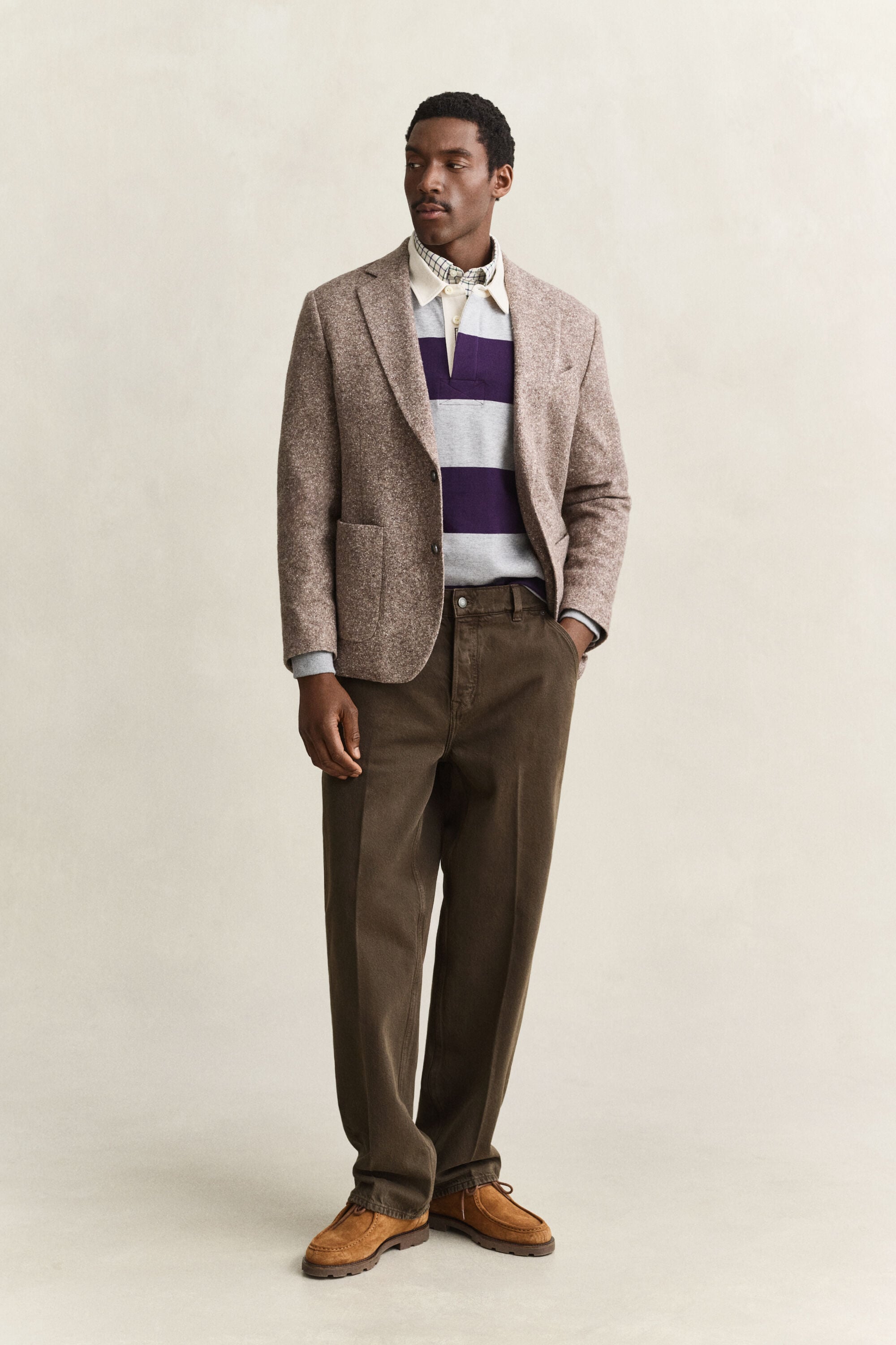 Striped Heavy Rugger