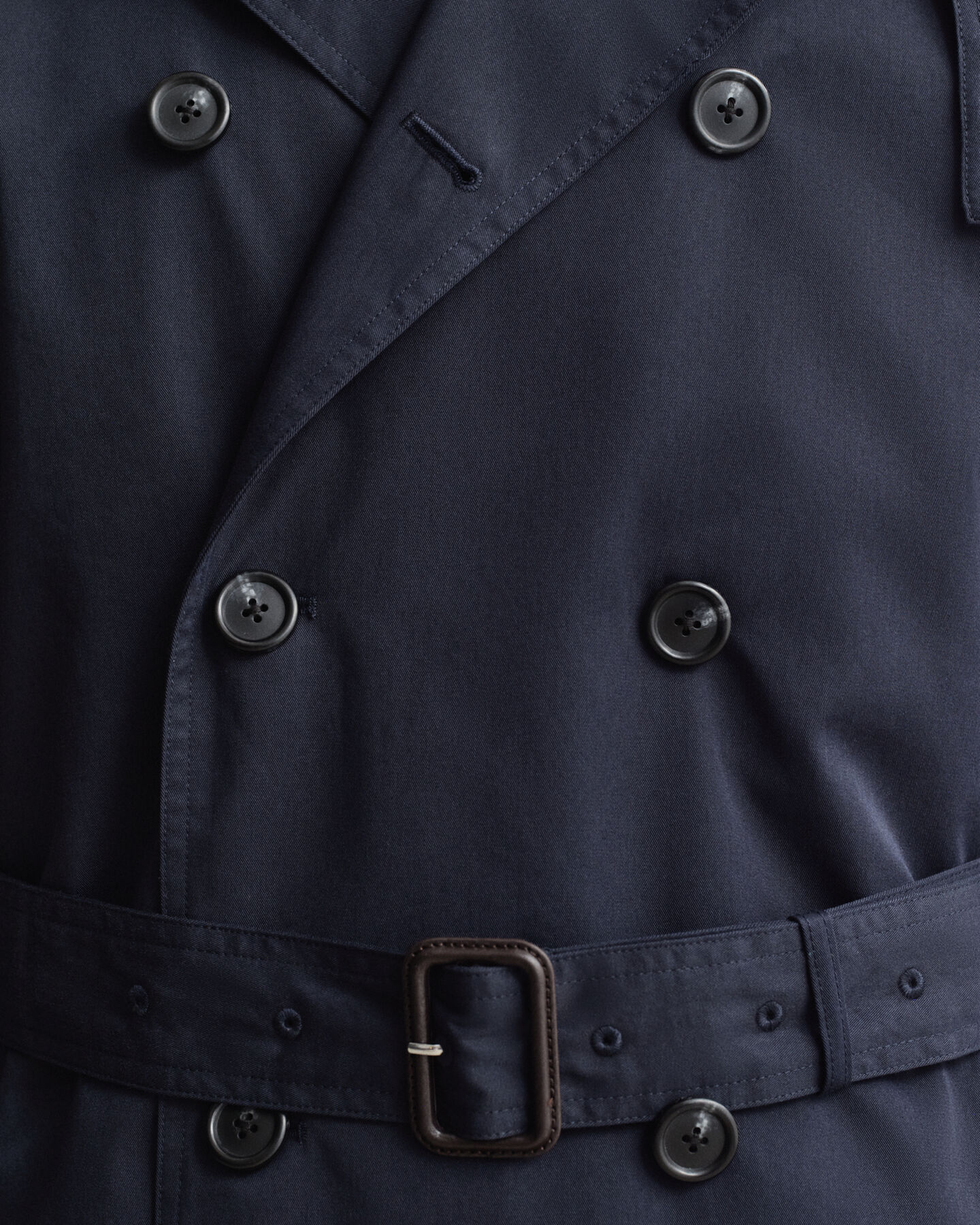 Cotton Blend Trench Coat