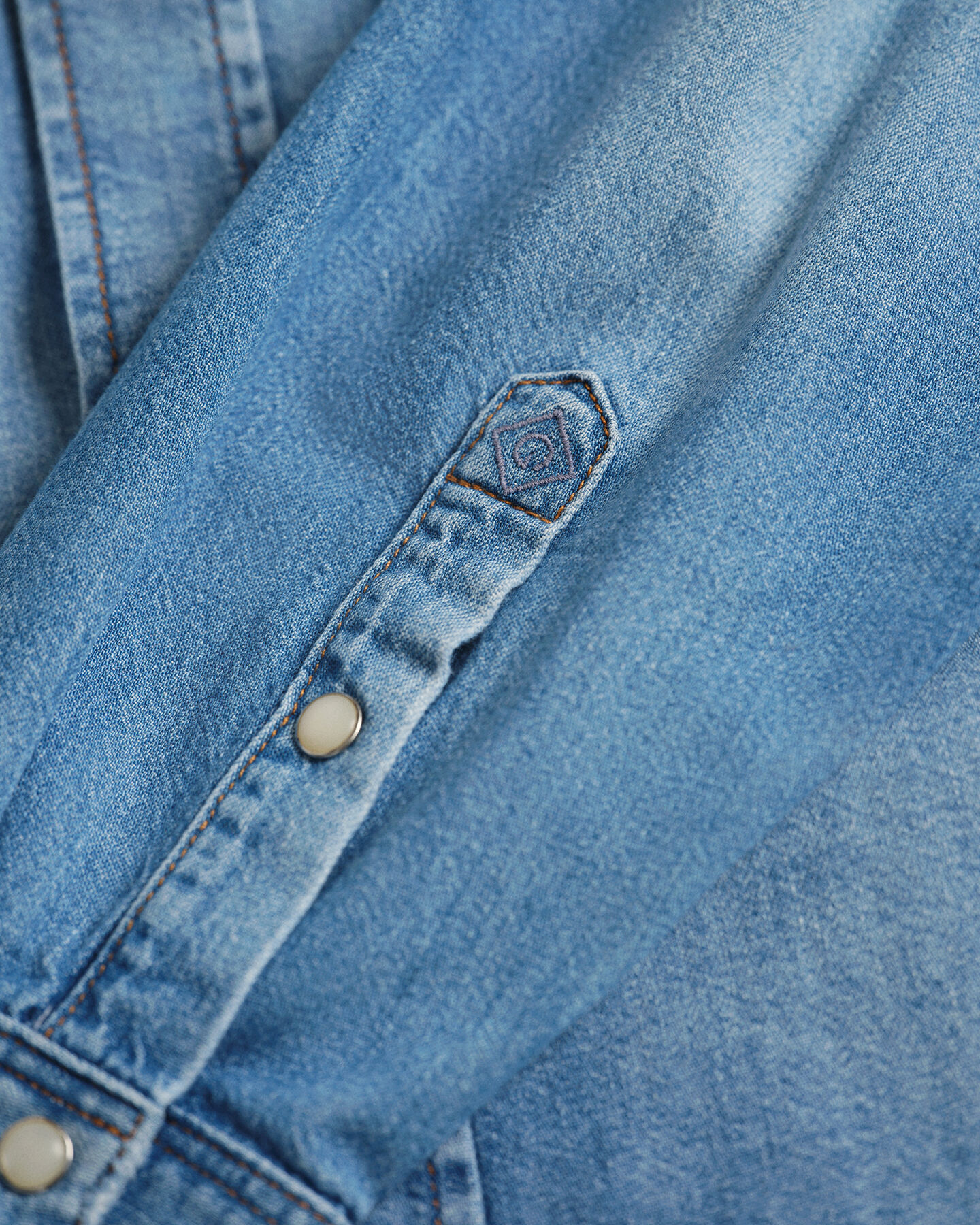 GANT x Wrangler Relaxed Fit Denim Western Shirt