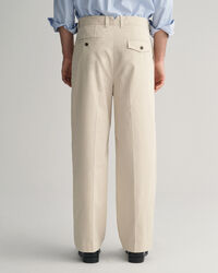 Relaxed Fit Peached Cotton Chinos