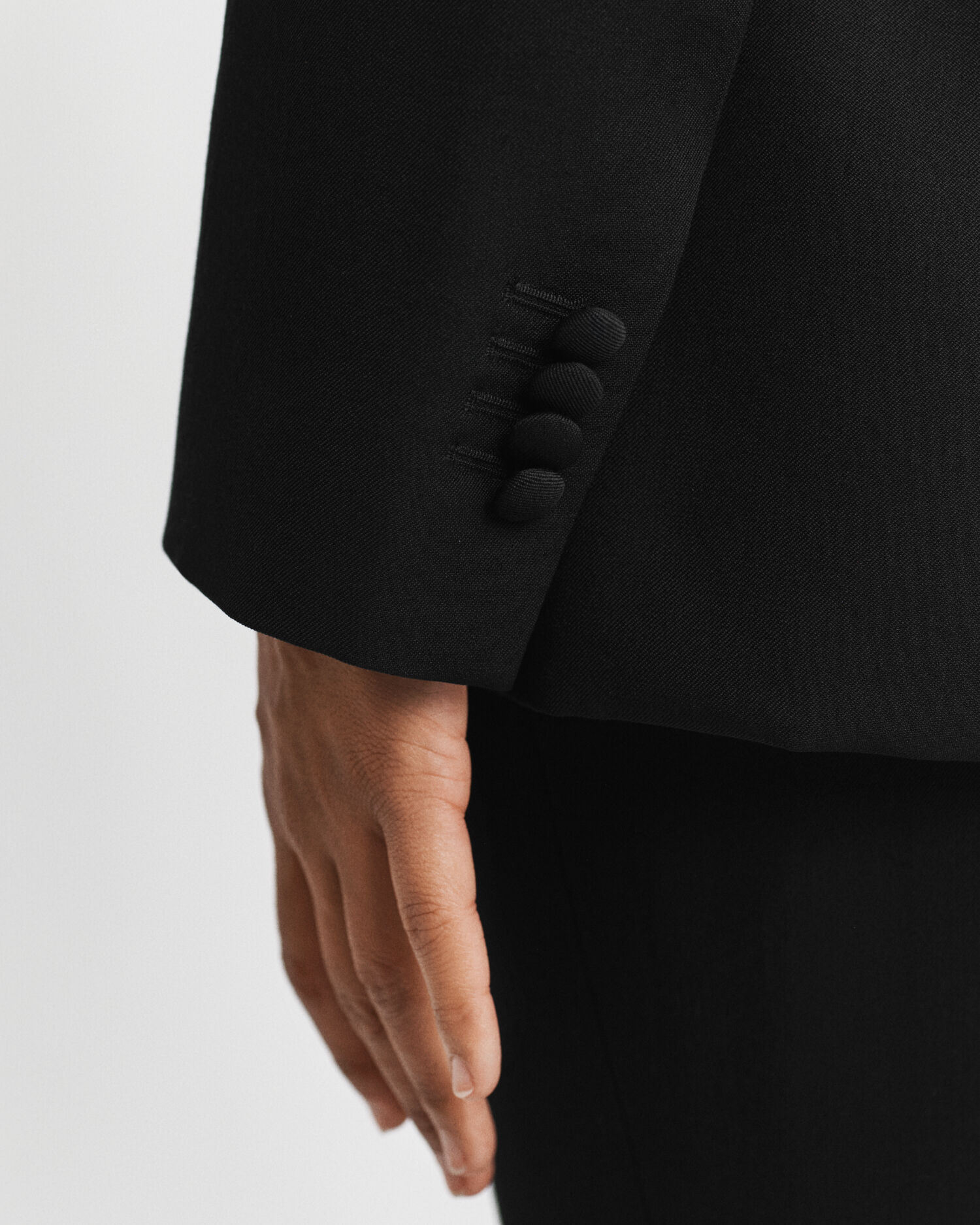 Regular Fit Wool Blend Tuxedo Blazer