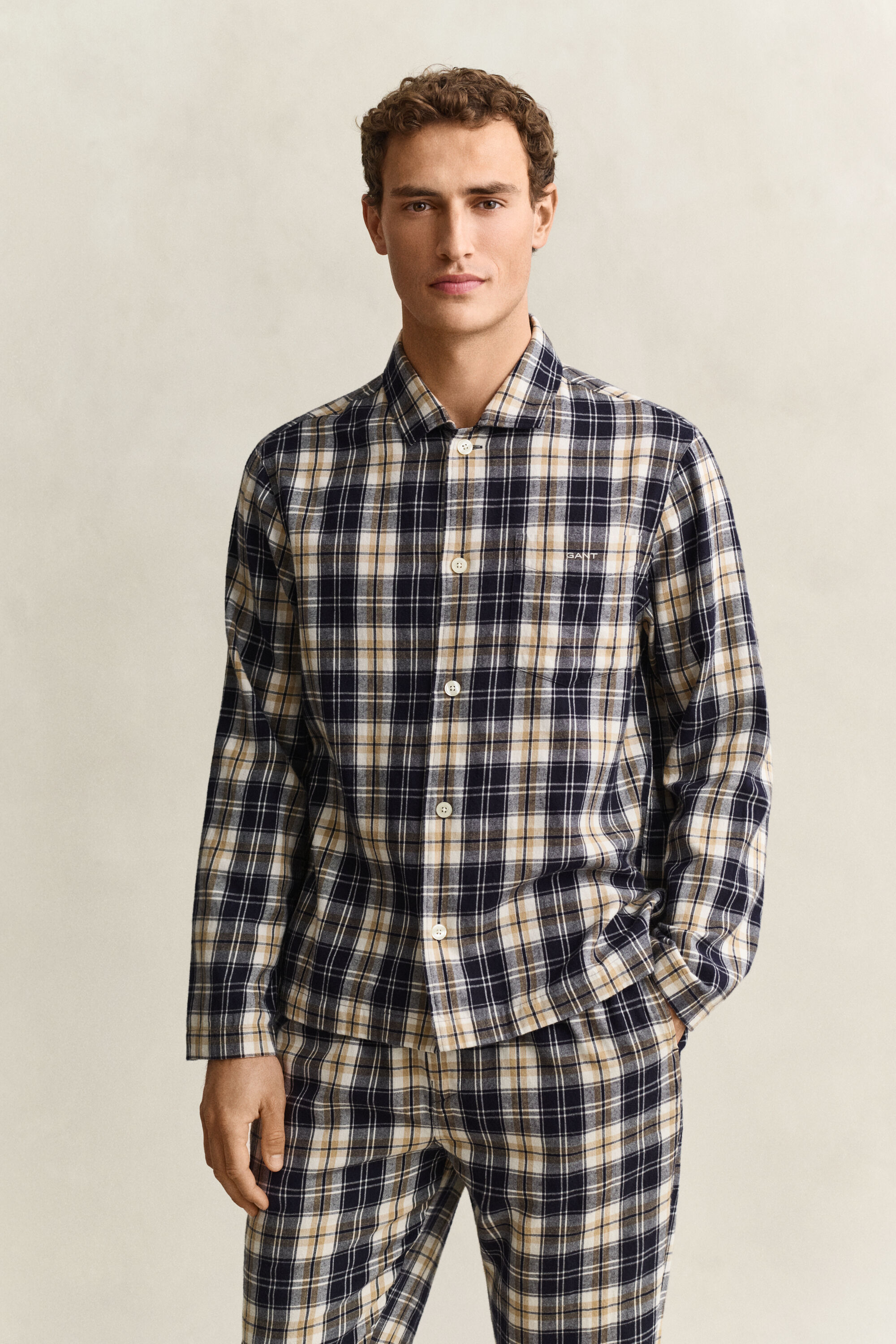 Checked Pajama Set