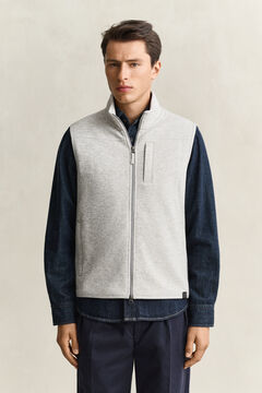 Fleece Vest — WARM GRAY MELANGE 7