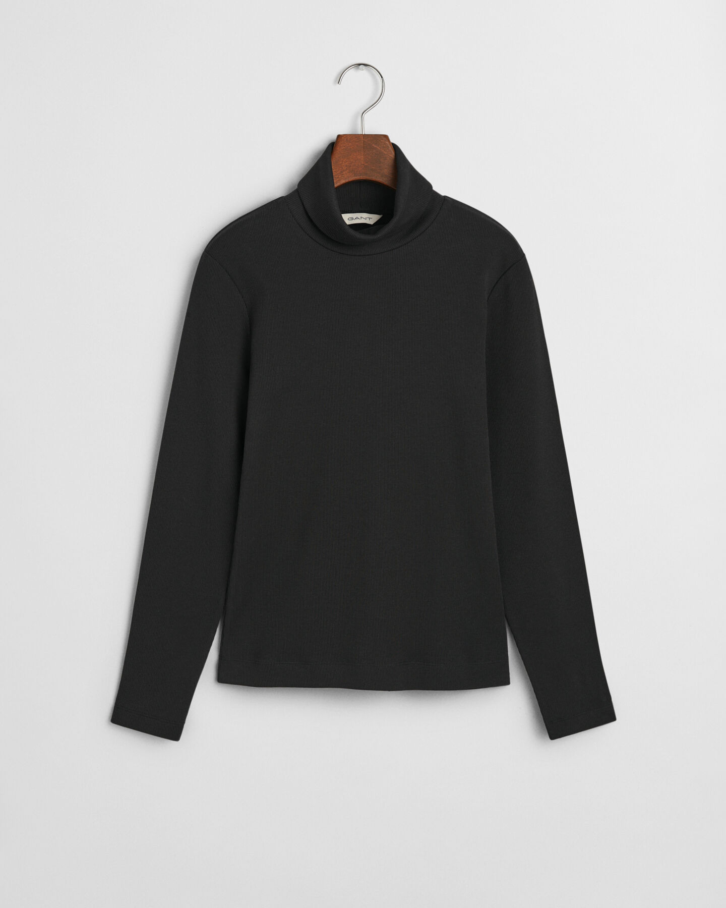 Ribbed Long Sleeve Turtleneck Top