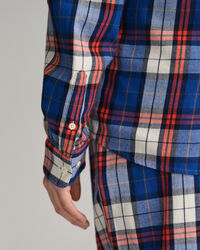 Teen Boys Regular Fit Checked Flannel Shirt