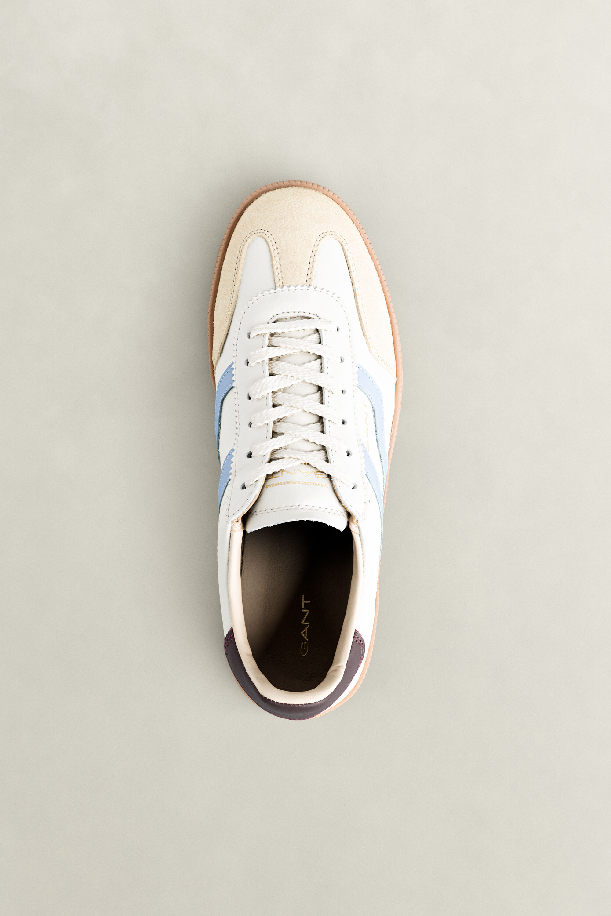 Cuzima Leather Sneakers — RICH BLUE
