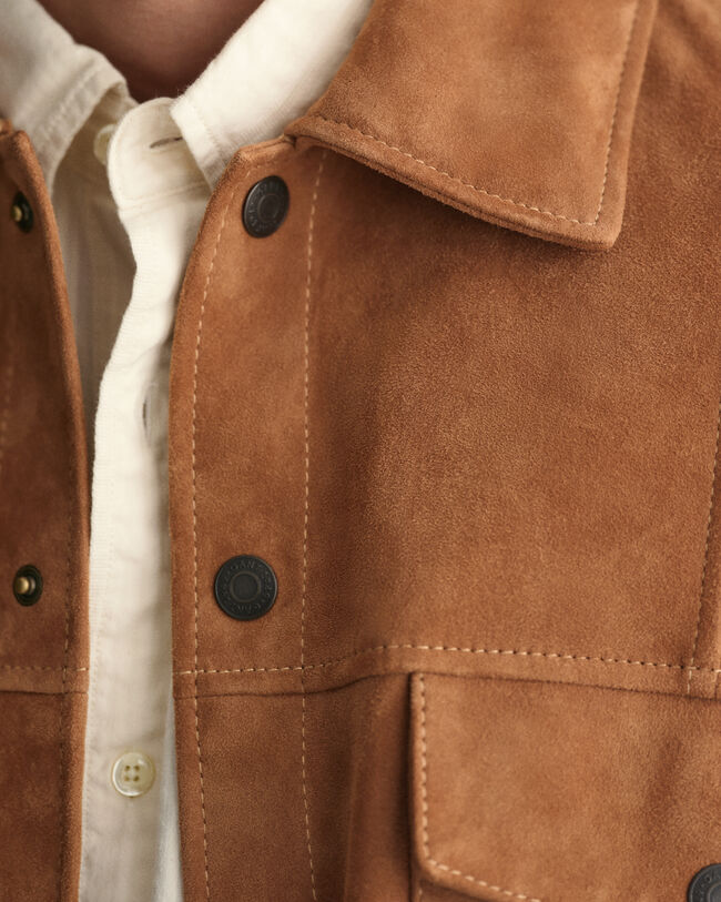 Oversized Suede Shirt