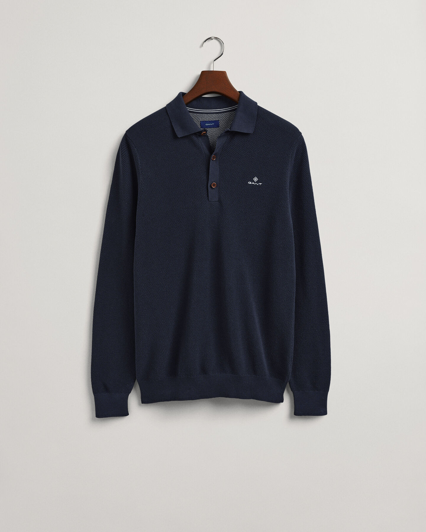 Cotton Piqu&eacute; Polo Sweater