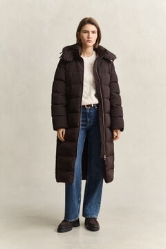 Long Down Coat — DEEP BROWN 10