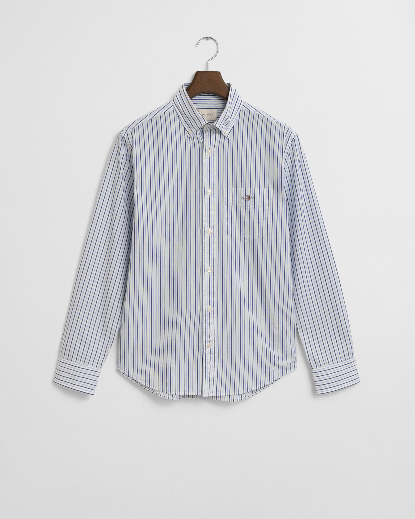 Regular Fit Striped Classic Poplin Shirt