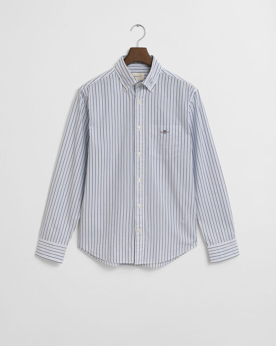 Regular Fit Striped Classic Poplin Shirt