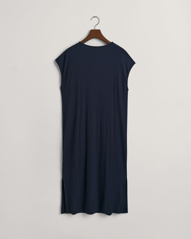 Neck Detail Sleeveless Dress