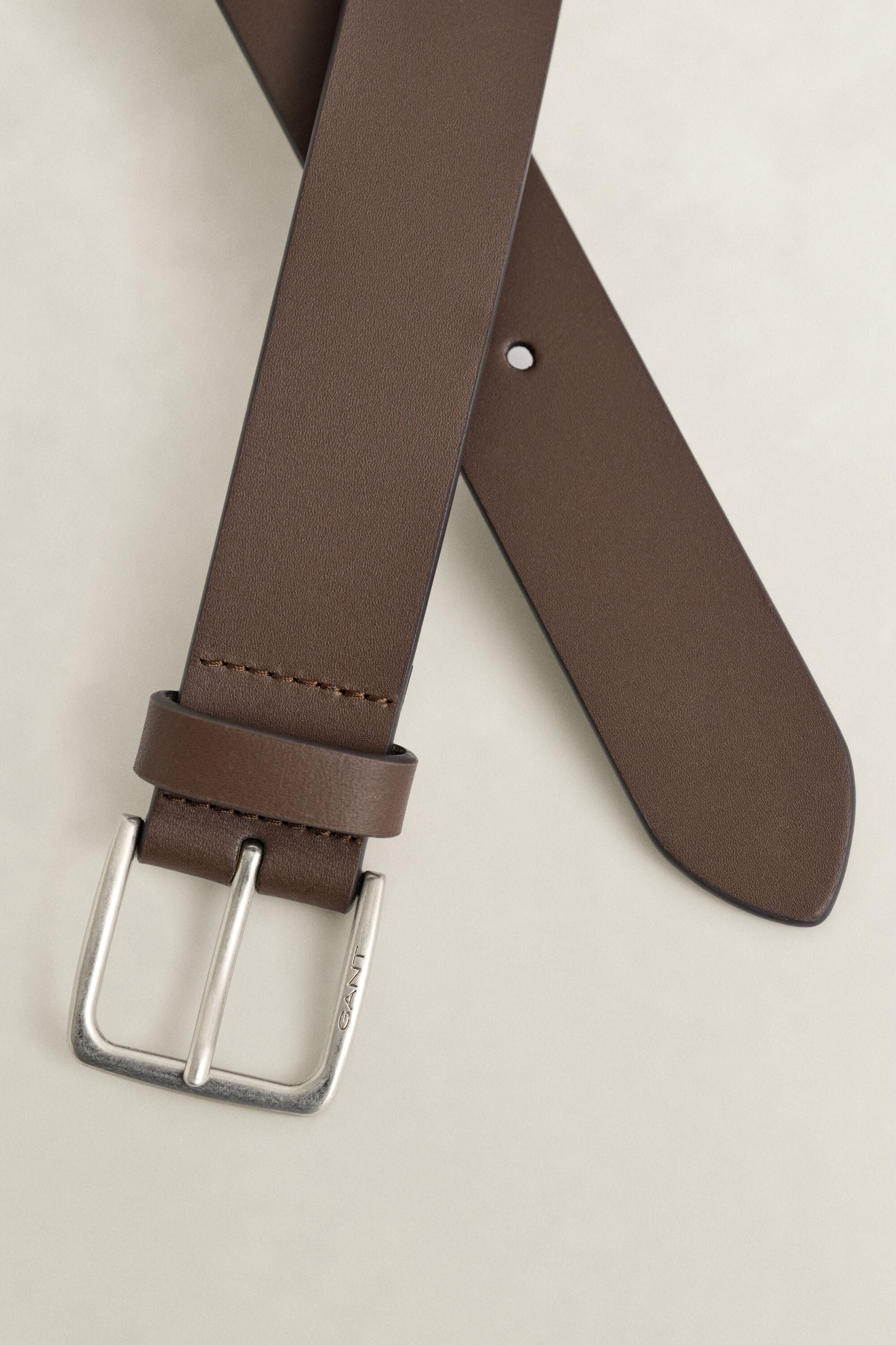 Leather Belt — SOIL BROWN