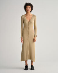 Ribbed Cardigan Dress