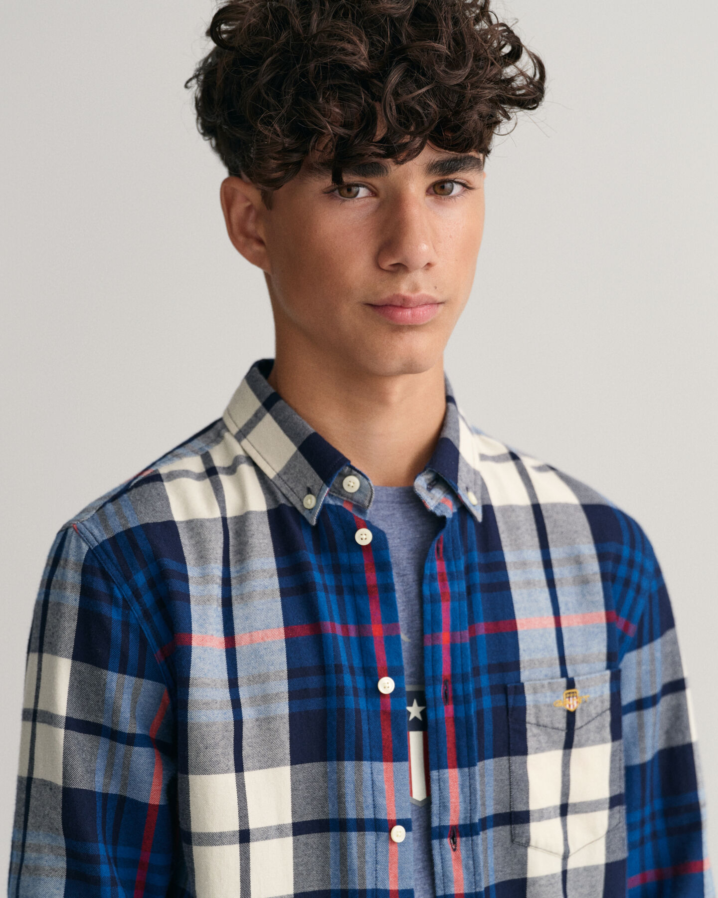Teen Boys Plaid Flannel Shirt