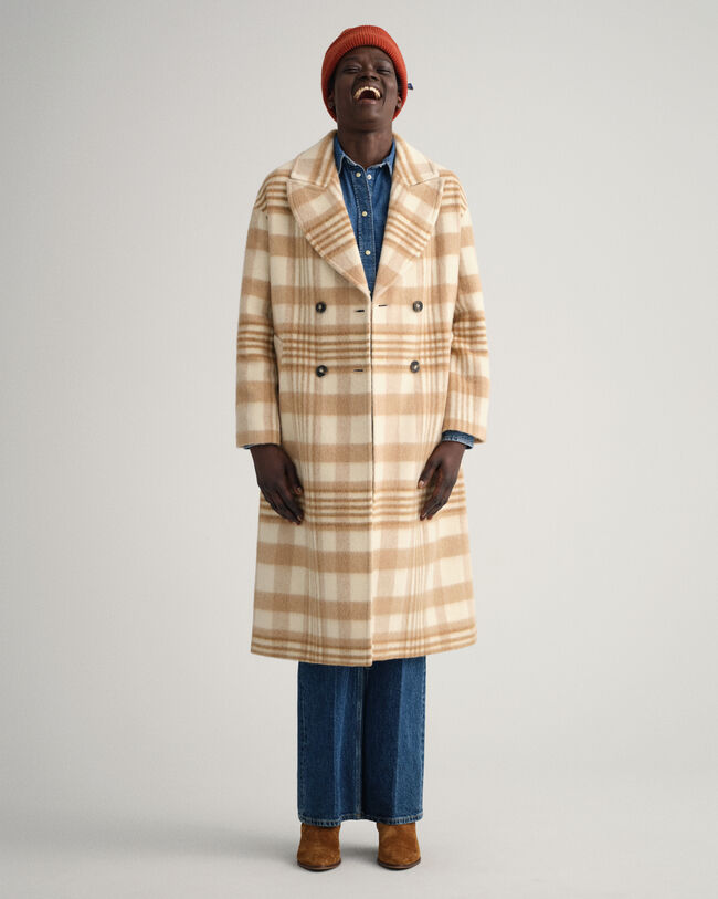 Checked Overcoat