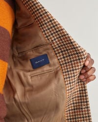 Heavy Wool Check Blazer