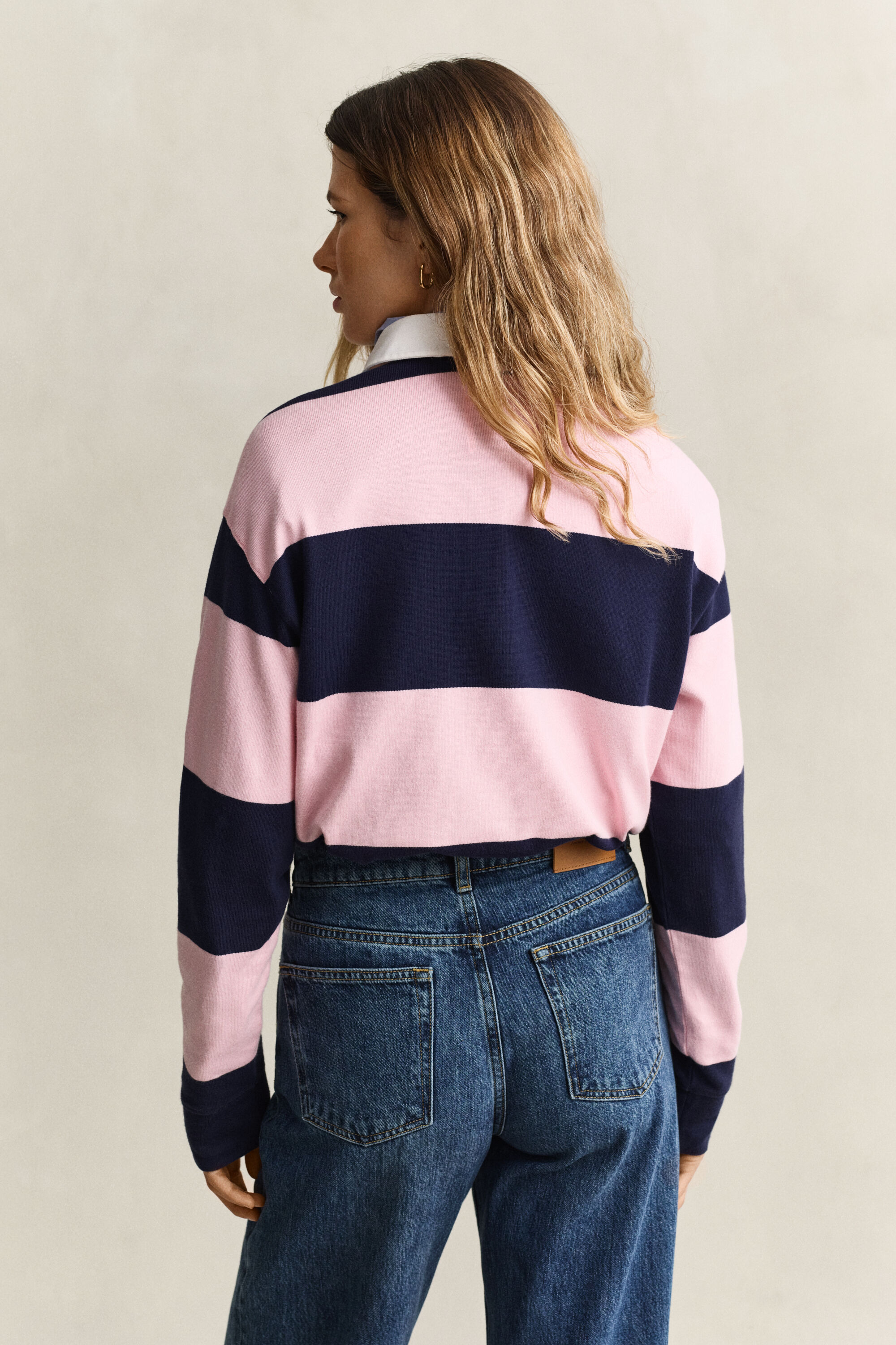 Gant x Yale Barstripe Heavy Rugger