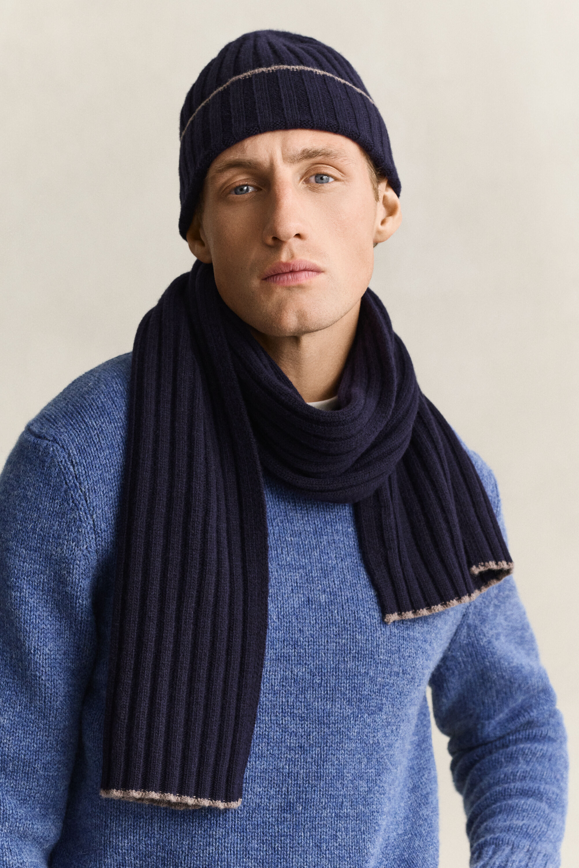 Tipped Scarf & Beanie Gift Set