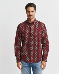 Regular Fit Paisley Printed Twill Shirt