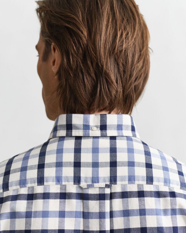 Regular Fit Checked Oxford Shirt