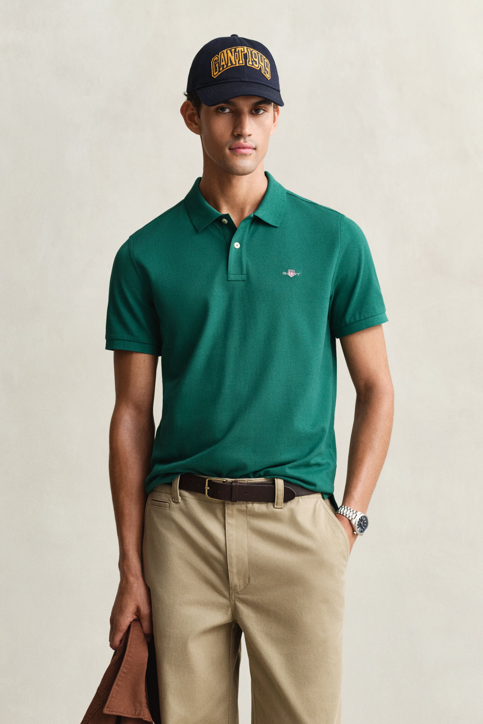 Regular Fit Shield Piqué Polo Shirt