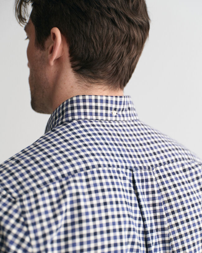 Regular Fit Gingham Light Twill Shirt