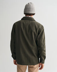 Garment-Dyed Overshirt