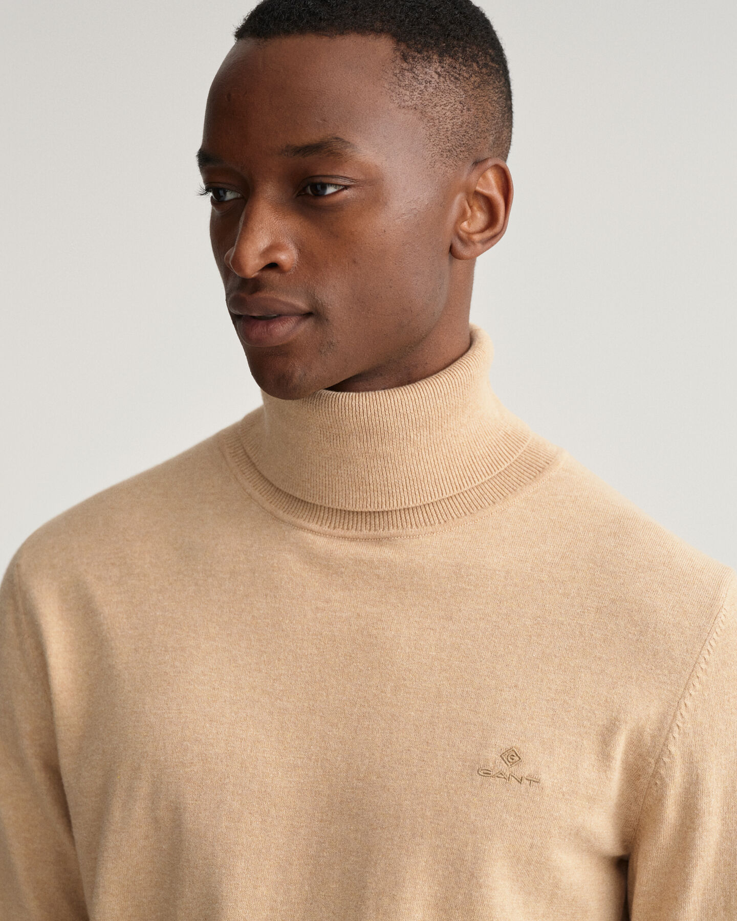 Cotton Cashmere Rollneck Sweater
