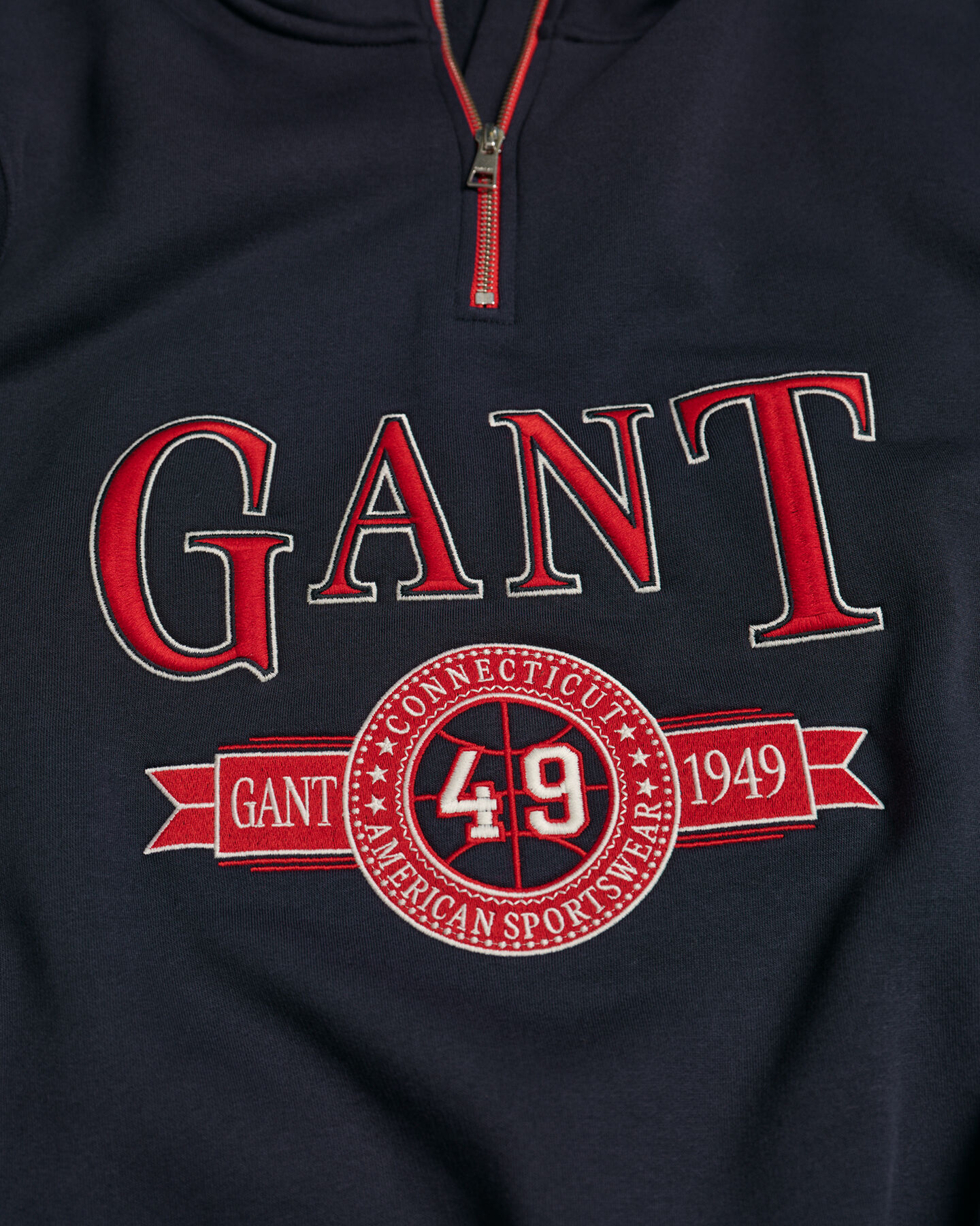 Retro Crest Half-Zip Sweatshirt